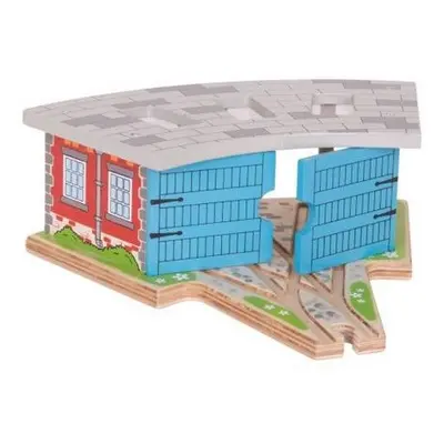 Bigjigs Rail Trojité depo s vraty