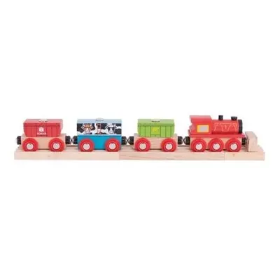 Bigjigs Rail Vlak s potravinami