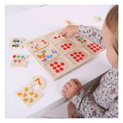 Bigjigs Toys Obrázkové počítací puzzle