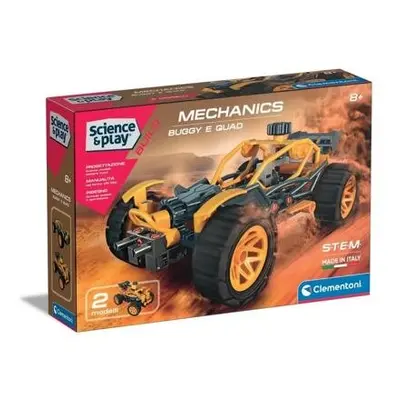 CLEMENTONI Science&Play Mechanická laboratoř Buggy a čtyřkolka 2v1