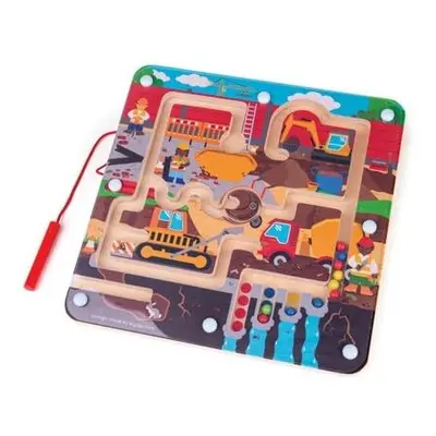 Bigjigs Toys Magnetické bludiště Staveniště