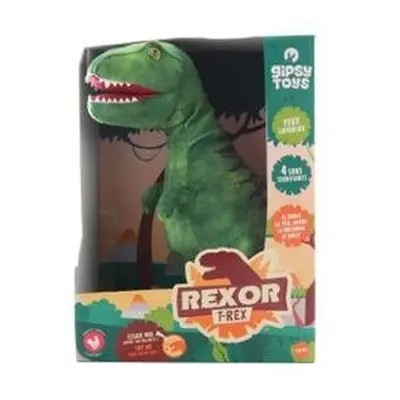 Plyš T-Rex zvukový 38 cm zelený