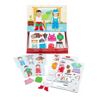 Bigjigs Toys Magnetické oblékací puzzle Šaty