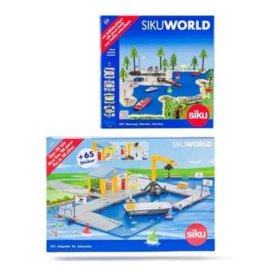 SIKU World - nakládací přístav s molem a vodní plochou