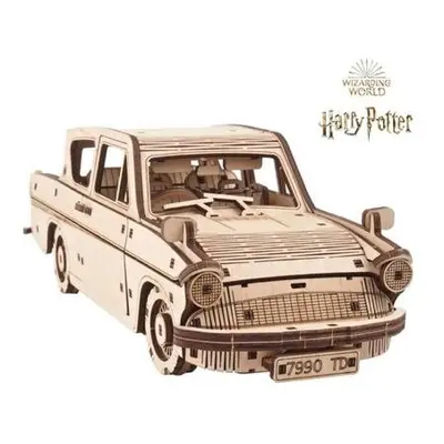 Ugears 3D dřevěné mechanické puzzle Harry Potter Létající Ford Anglia