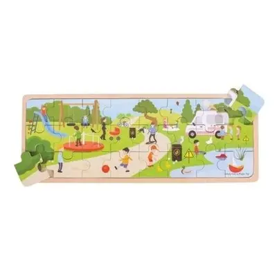 Bigjigs Toys puzzle - V parku