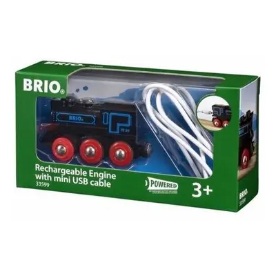 Brio 33599 Elektrická okomotiva nabíjecí přes mini USB kabel