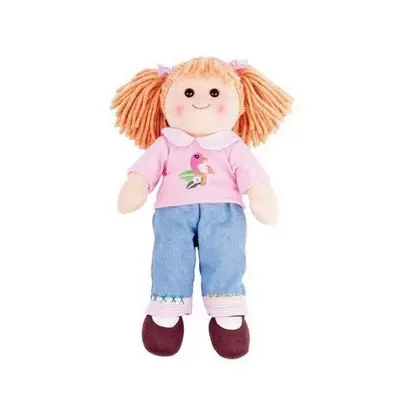 Bigjigs Toys Látková panenka Molly 38 cm