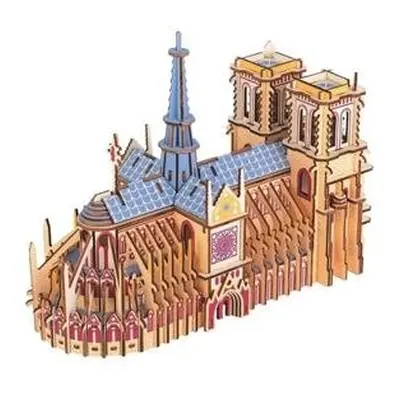 Woodcraft Dřevěné 3D puzzle Katedrála Notre-Dame