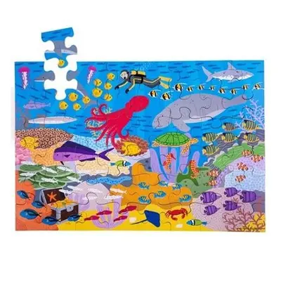 Bigjigs Toys Podlahové puzzle Podmořský svět 48dílků