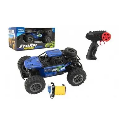 Teddies Auto RC buggy terénní modré 22cm