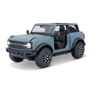 Maisto - 2021 Ford Bronco Badlands (bez dveří), modrá, 1:18