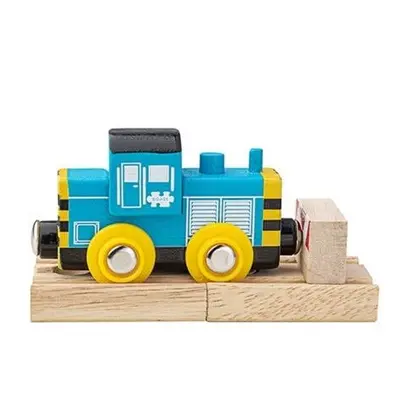 Bigjigs Rail Dřevěný vláček Shunter