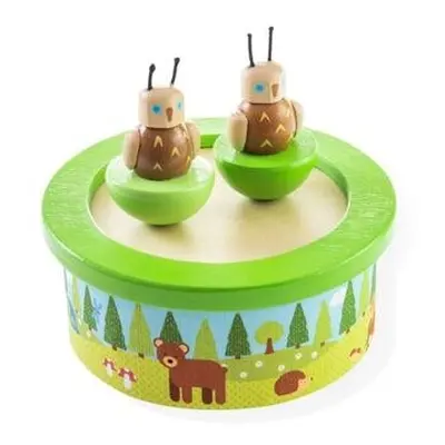 Bigjigs Toys Dřevěná hrací skříňka woodland