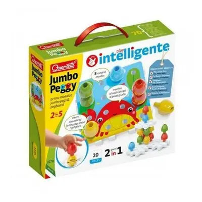 Jumbo Peggy jumbo pegs & pegboard – mozaika s velkými kolíčky 16 ks