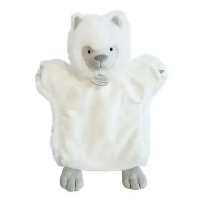 Doudou Plyšový maňásek bílý vlk 25 cm