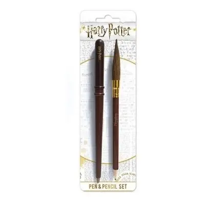 CurePink SR72540 Harry Potter Wand & Broom propiska a tužka 7 x 23 cm