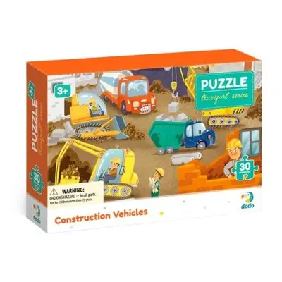 TM Toys DODO Puzzle Profese Stavební stroje 30 dílků