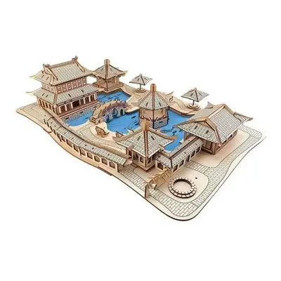 Woodcraft Dřevěné 3D puzzle Zahrady Suzhou