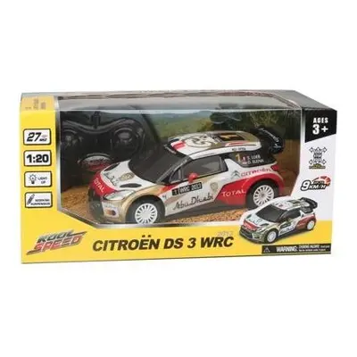 RC Auto Citroen DS 3 WRC na vysílačku 27MHz na baterie Světlo 1:20