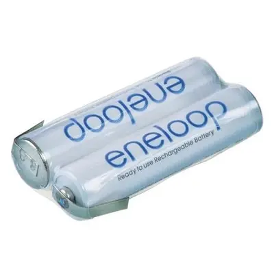 Akupack s pájecími kontakty Sanyo eneloop AAA, 2,4 V, 800 mAh