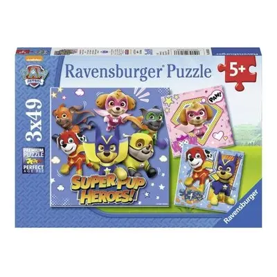 Tlapková Patrola 3x49 dílků Paw Patrol