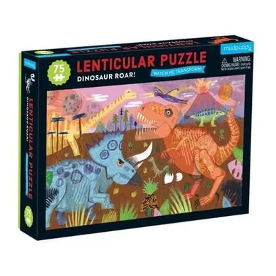 Mudpuppy Puzzle Lentikulární Dinosauři 75 dílků