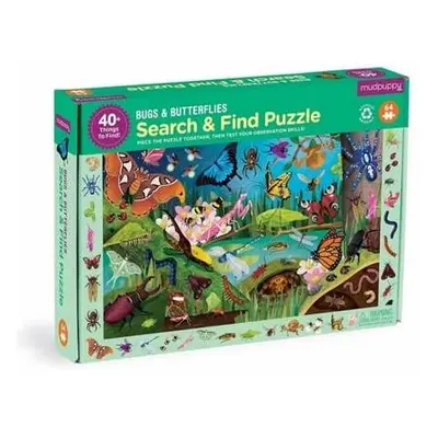 Mudpuppy Puzzle Brouci a motýli 64 dílků