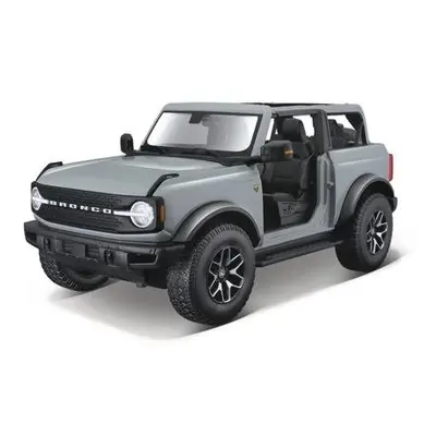 Maisto - 2021 Ford Bronco Badlands (bez dveří), kaktusově šedá, 1:18