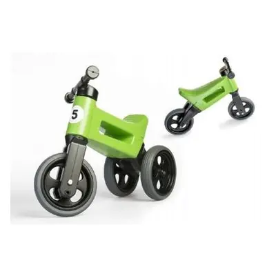 Teddies Odrážedlo FUNNY WHEELS NEW SPORT 2v1 zelené