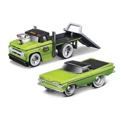 Maisto - Muscle Transports - 1966 Chevrolet C60 Flatbed Chevrolet El Camino, 1:64