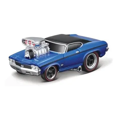 Maisto - Muscle Transports - 1966 Chevrolet C60 Flatbed 1969 Chevrolet Chevelle SS 396, 1:64