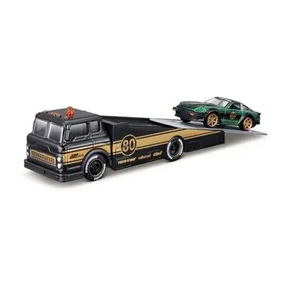 Maisto - Design Elite Transport, Ramp Truck + 1980 Datsun 280ZX (S130), 1:64