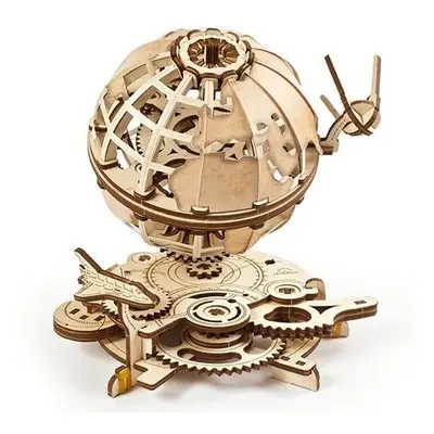 Ugears 3D dřevěné mechanické puzzle Globus