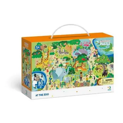 TM Toys Dodo Puzzle s hledáním obrázků ZOO 80 dílků