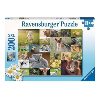 Ravensburger: Koláž zvířecích mláďat 200 dílků