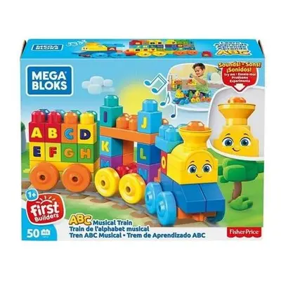 MEGA BLOKS HUDEBNÍ VLÁČEK S PÍSMENKY