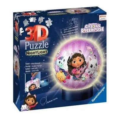 Ravensburger: Puzzle-Ball Gabby’s Dollhouse 72 dílků (noční edice)