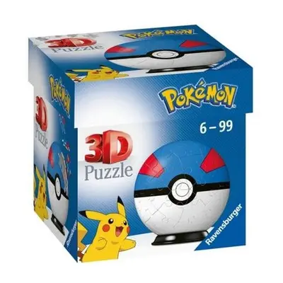 Ravensburger 3D PuzzleBall Pokémon Superball 54 ks