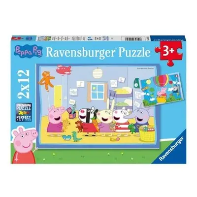 Ravensburger Prasátko Peppa: Peppino dobrodružství 2x12 dílků