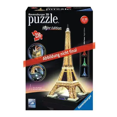 3D puzzle Eiffelova věž (Noční edice), 216 dílků - Ravensburger