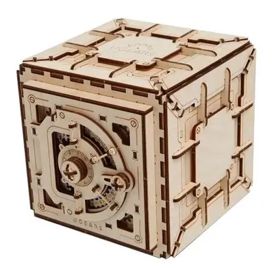 Ugears 3D dřevěné mechanické puzzle Trezor