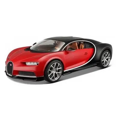 BUGATTI CHIRON 1:18 červeno-černé