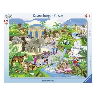 Puzzle Návštěva v ZOO, 30-48 dílků - Ravensburger