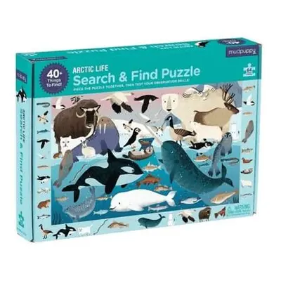 Mudpuppy Puzzle skládej a hledej Život v Arktidě 64 dílů