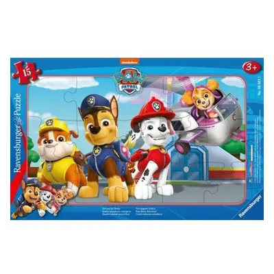 Tlapková patrola: Čtyři stateční ochránci 15 dílků Paw Patrol