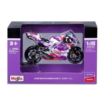 MaistoMotocykl Ducati Pramac racing 2022 5 JOHANN ZARCO 89 JORGE MARTIN assort 1:18