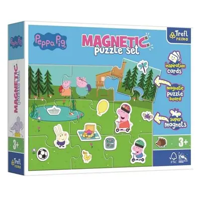 Magnetické puzzle Peppa a její zábava/Peppa Pig 12 dílků