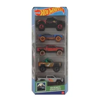 Hot Wheels Angličák 5ks - HW REMOTE ADVENTURES