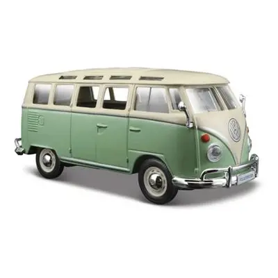 Maisto - Volkswagen Van Samba, zeleno/krémová, 1:25